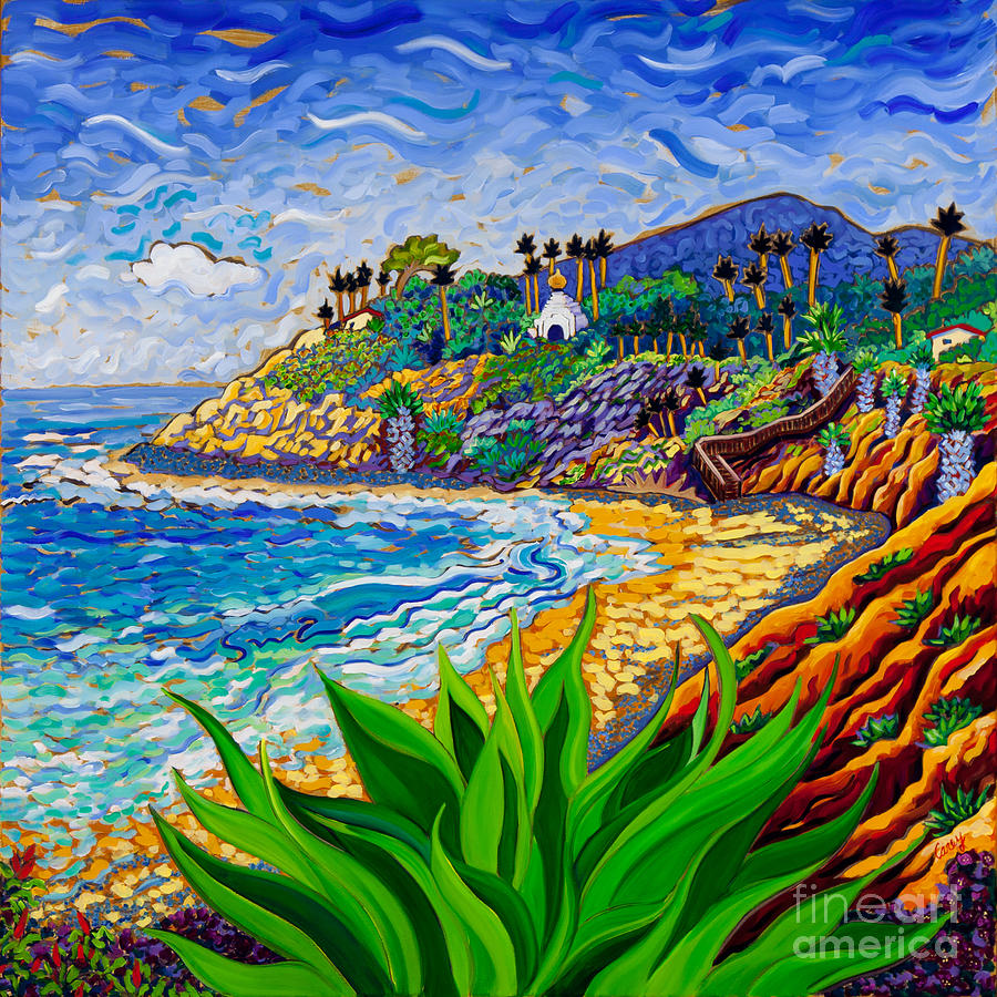 Swamis Agave Painting by Cathy Carey