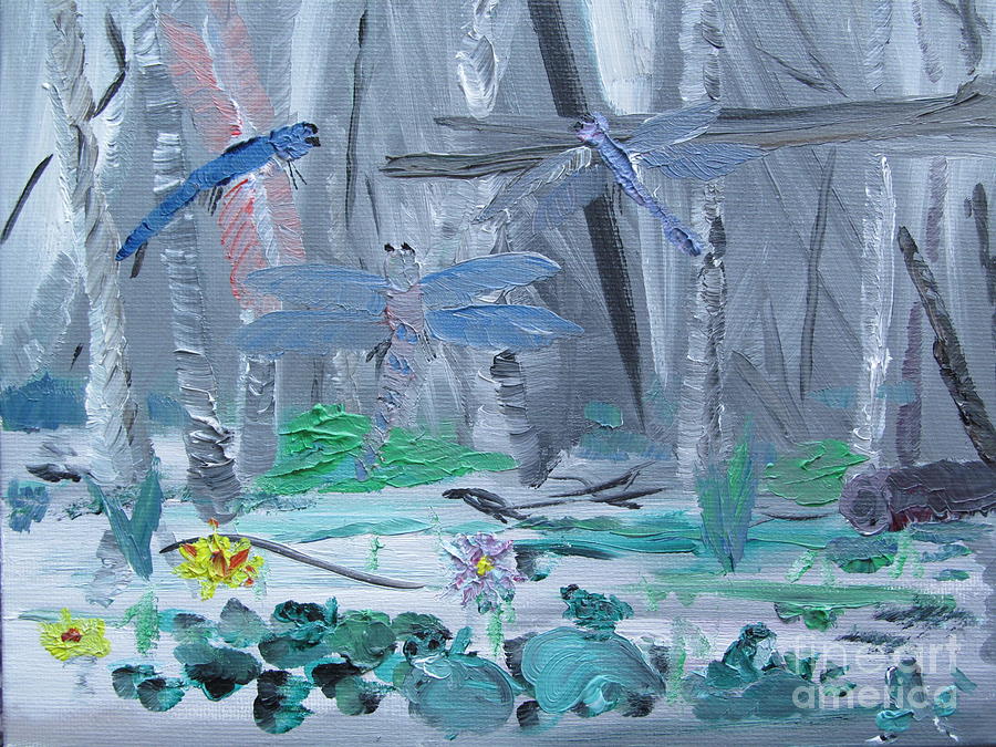 Swamp Fever Painting by Susan Voidets