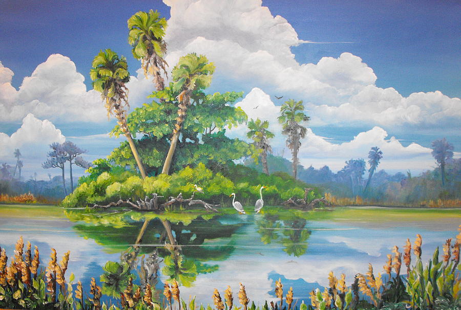 Swamp Ride Painting by Michell Givens