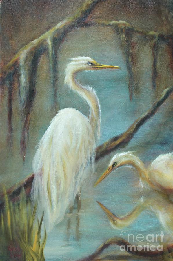 Swampmates Painting by Kathy Lynn Goldbach
