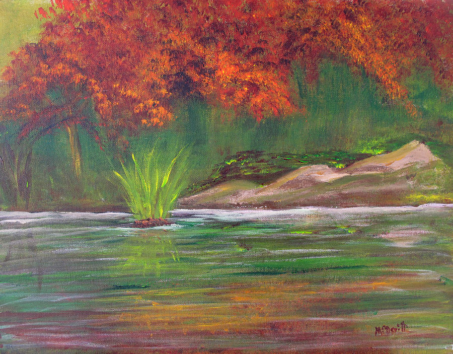 Swampy Painting by Barbara McDevitt
