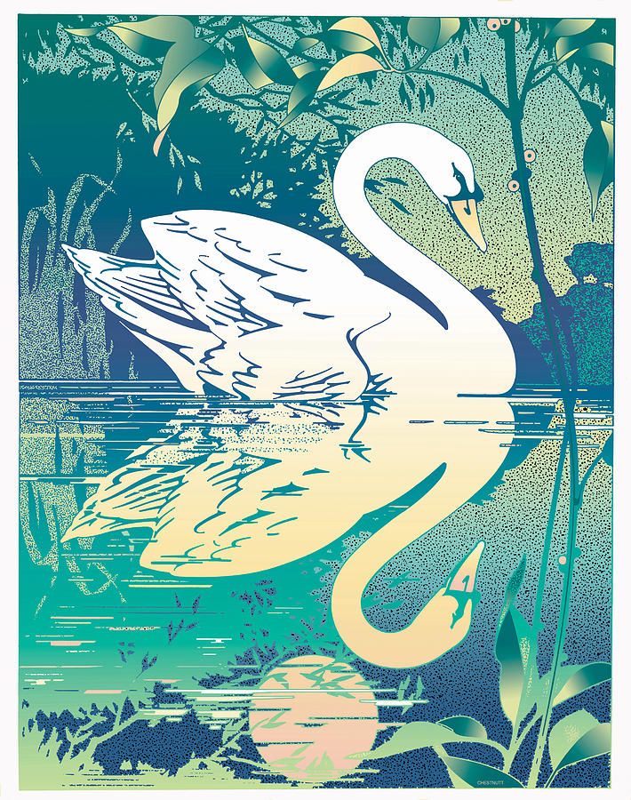 Swan Digital Art