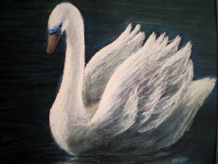 Swan II Pastel by Nieve Andrea 