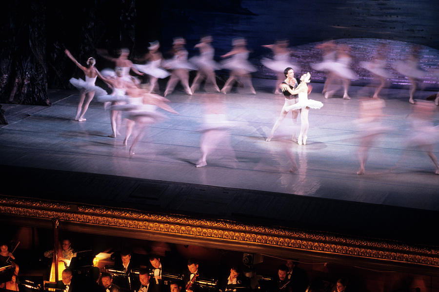 Swan Lake Ballet Performance At Odessa Photograph by Holger Leue