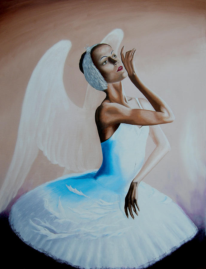 Swan Lake Painting By Ivan Rijhoff Pixels