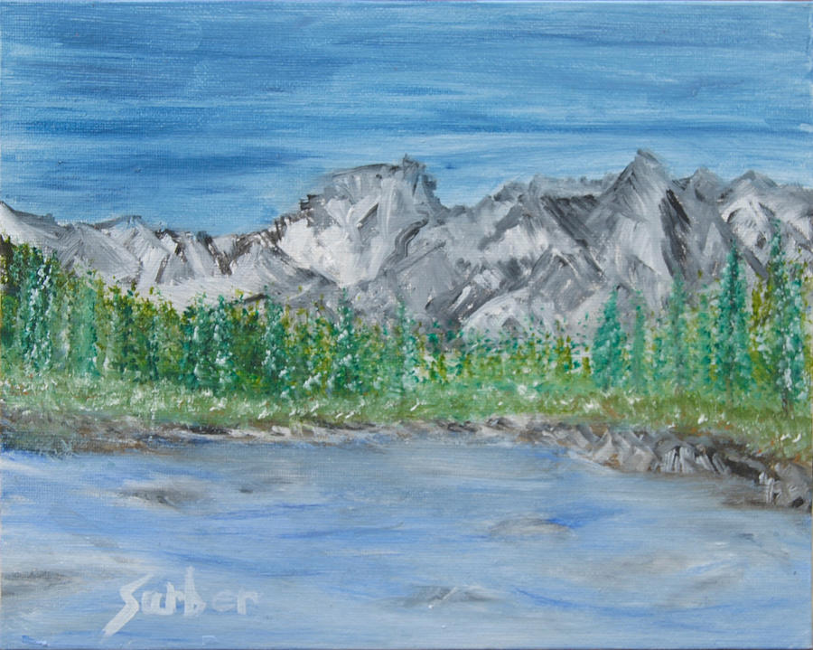 Swan Range Painting by Suzanne Surber