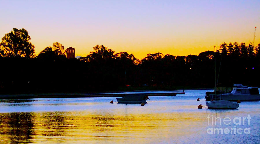 Swan River Sunset Photograph by Cassandra Buckley