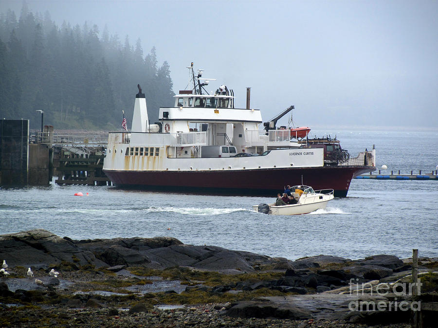 Swans Island Ferry Photograph by Elizabeth Dow Fine Art America