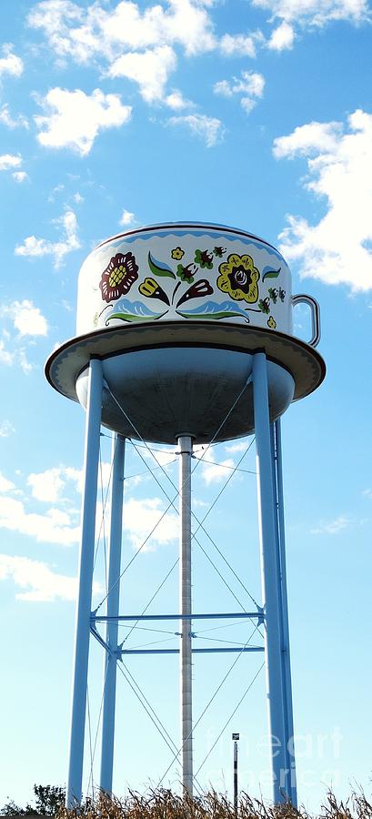 Swedish Cup and Saucer water Tower Photograph by J L Zarek