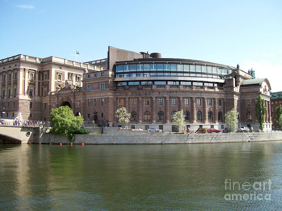 Stockholm Photograph - Swedish Parliament 02 by Antony McAulay