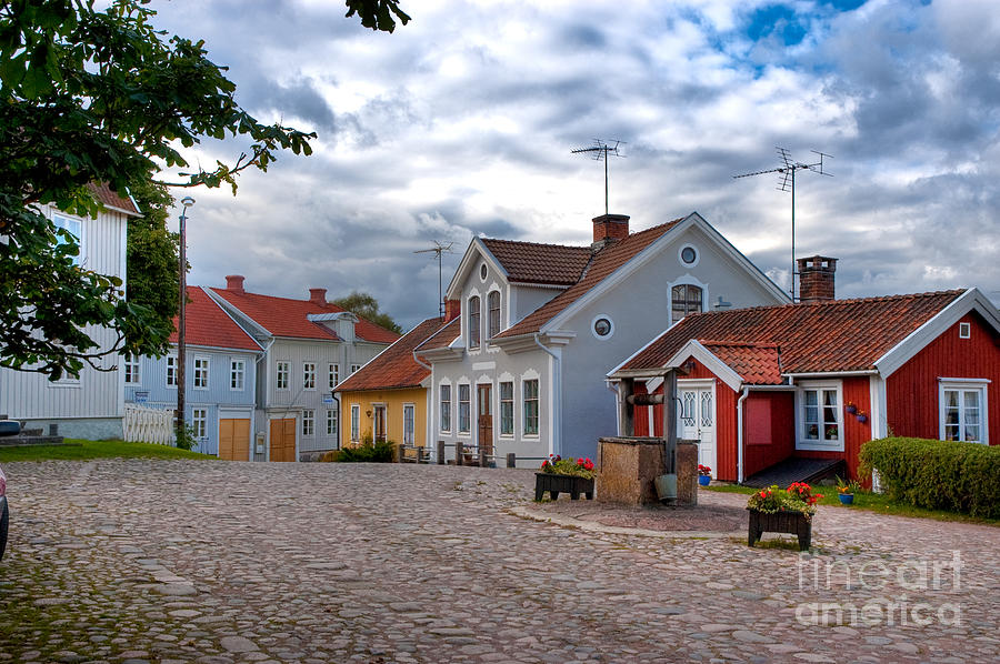Swedish village in Smaland Photograph by Peter Noyce