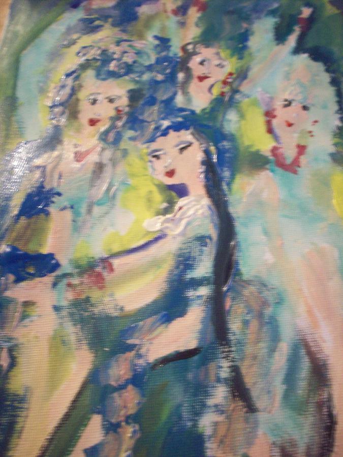 Sweet babe dancers Painting by Judith Desrosiers