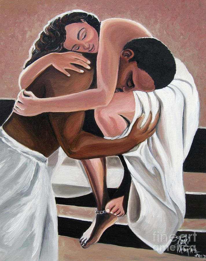 Sweet Caress Painting by Toni Thorne
