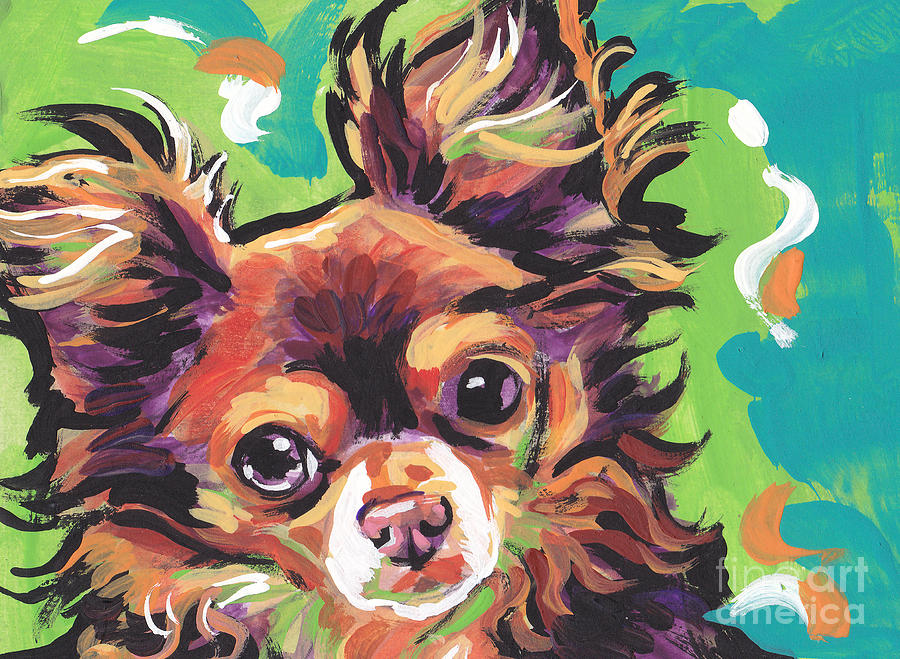 Chihuahua Painting - Sweet Choco Chi  by Lea S