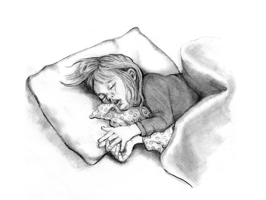 Sweet Dreams Drawing by Joyce Geleynse