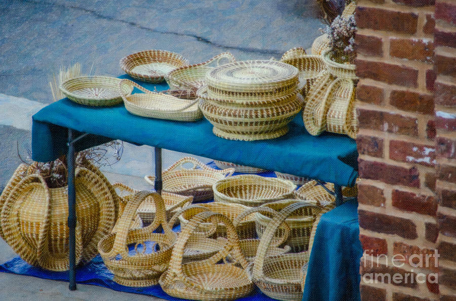 Sweet Grass Baskets of Charleston SC Photograph by Dale Powell