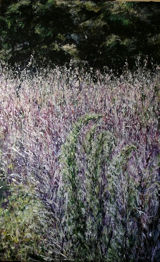 Sweet Grass Painting by Brenda Berdnik