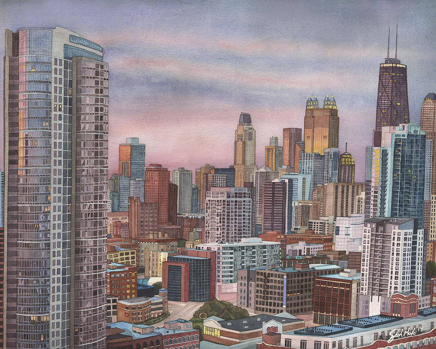 Sweet Home Chicago Painting by Josh Marks - Fine Art America