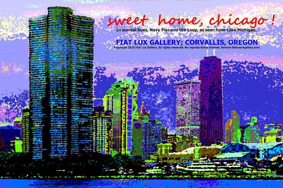 Sweet Home Chicago Digital Art by Michael Moore