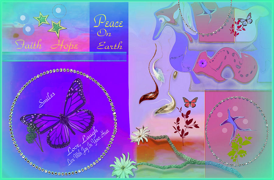 Flower Digital Art - Sweet Little Peaceful Image  kids by Sherris - Of Palm Springs