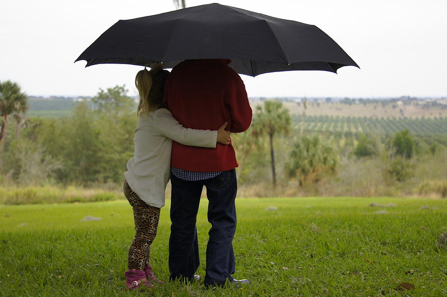 Umbrella Photograph - Sweet Love by Laurie Perry