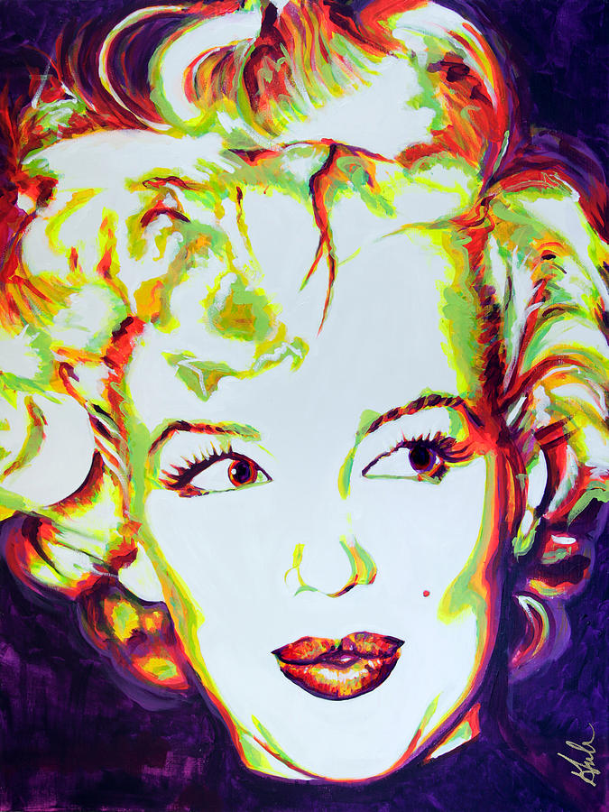 Sweet Marilyn Painting by Steve Gamba