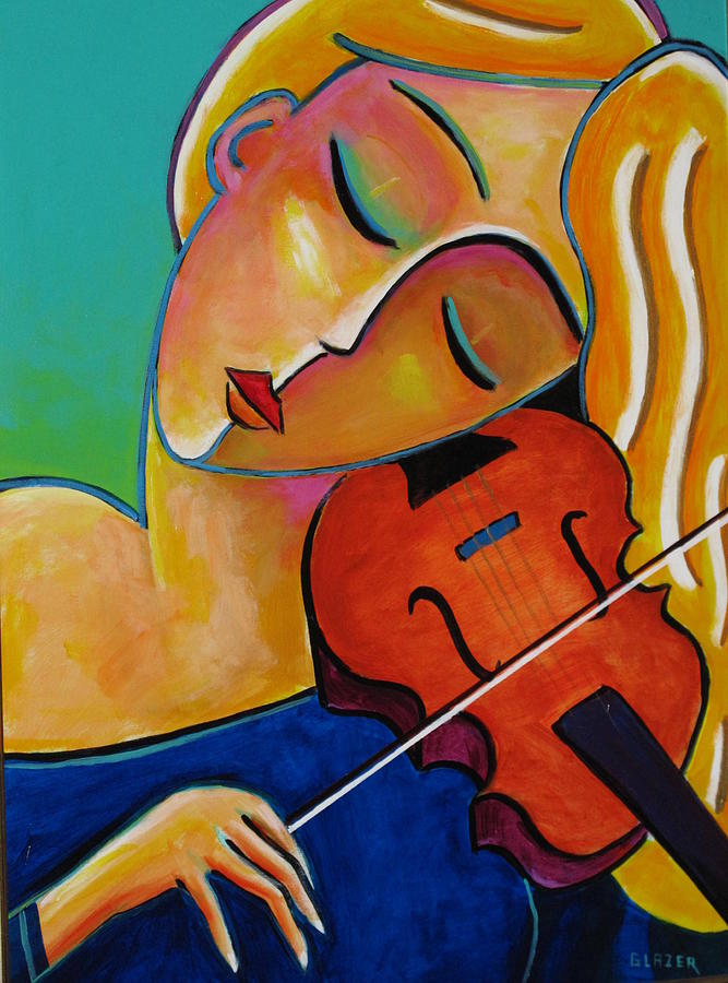 Sweet Music Painting by Stuart Glazer