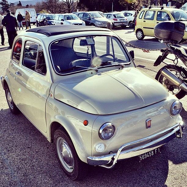 Toscana Photograph - Sweet No. 2 #fiat500 A City On The by Richard Randall