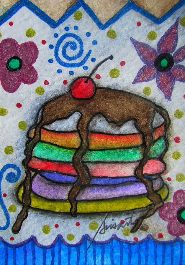 Sweet Pancakes Painting by Pristine Cartera Turkus