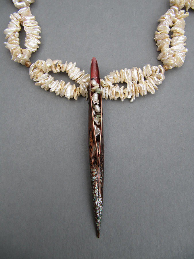 Sweet Pea Necklace Jewelry by Brenda Berdnik