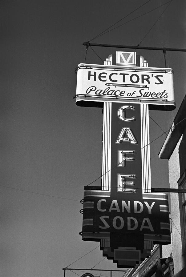Sweet Shop Sign, 1937 Photograph by Granger