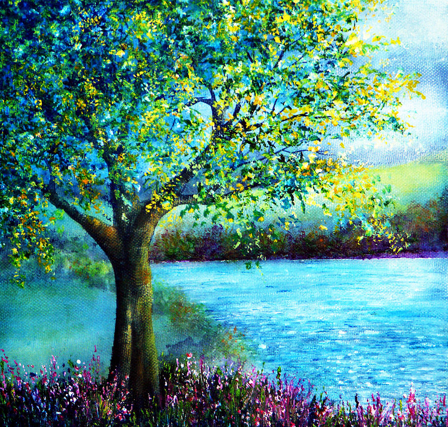 Spring Painting - Sweet Spring by Ann Marie Bone