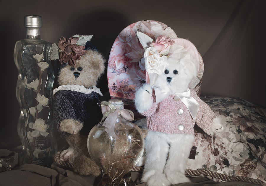 Sweetheart Bears Vintage Photograph by Camille Lopez