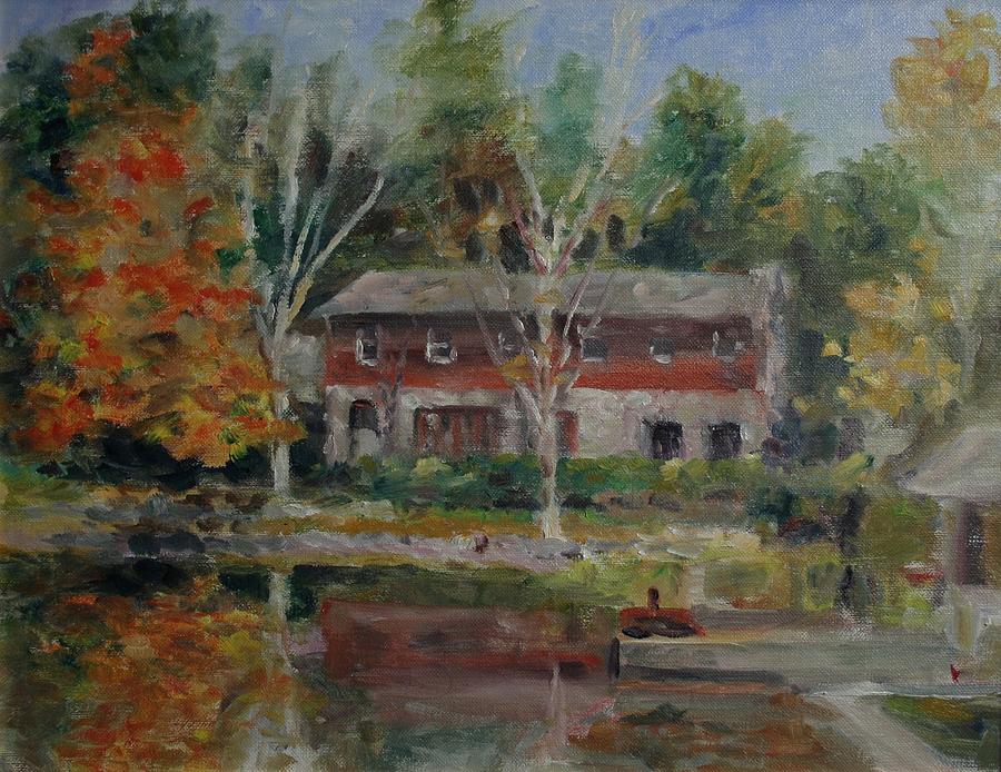 Sweetheart Lake Fall Painting by Edward White