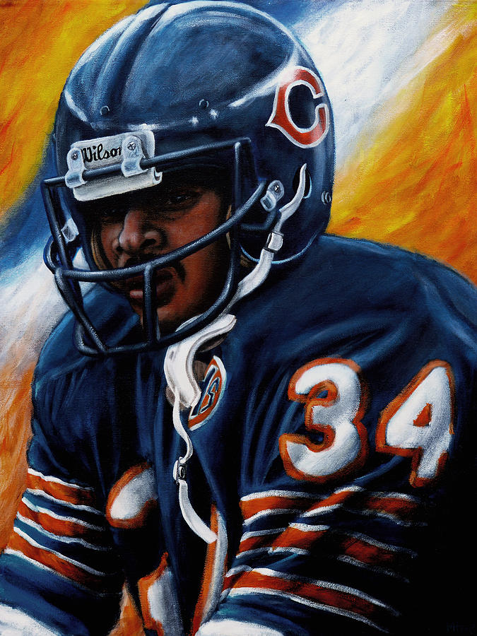 Chicago Bears Painting - Sweetness by Marlon Huynh