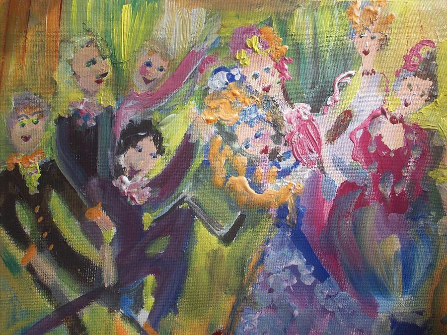 Swell Party Painting by Judith Desrosiers