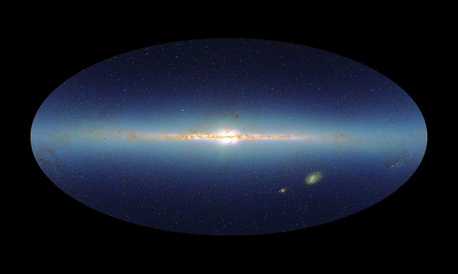 Swift Mission Gamma Ray Burst Map Photograph by Nasa/gsfc-svs/science Photo Library