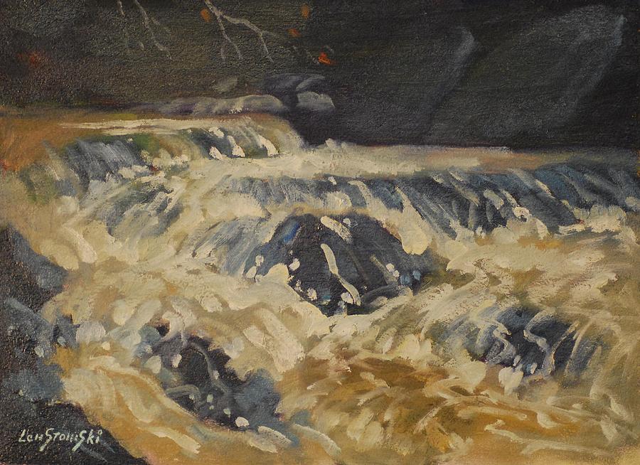Swift River Painting by Len Stomski