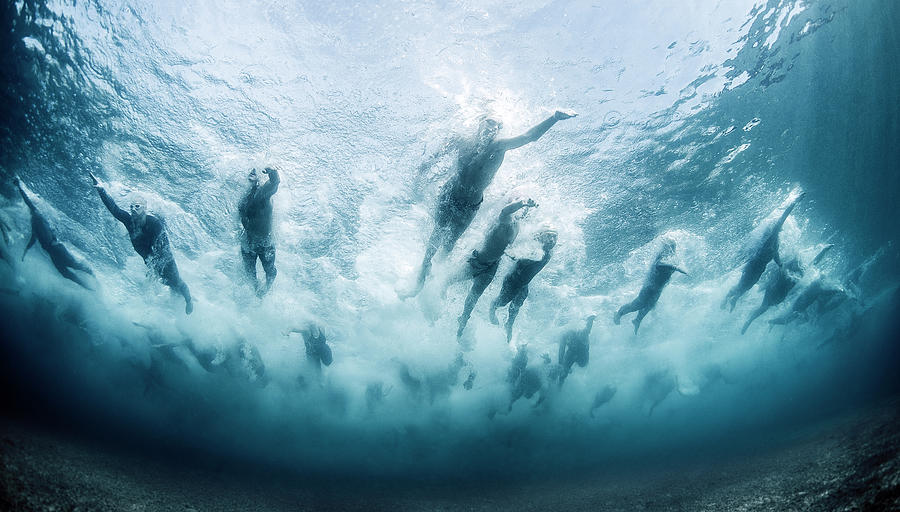 Swim Photograph by Davide Lopresti