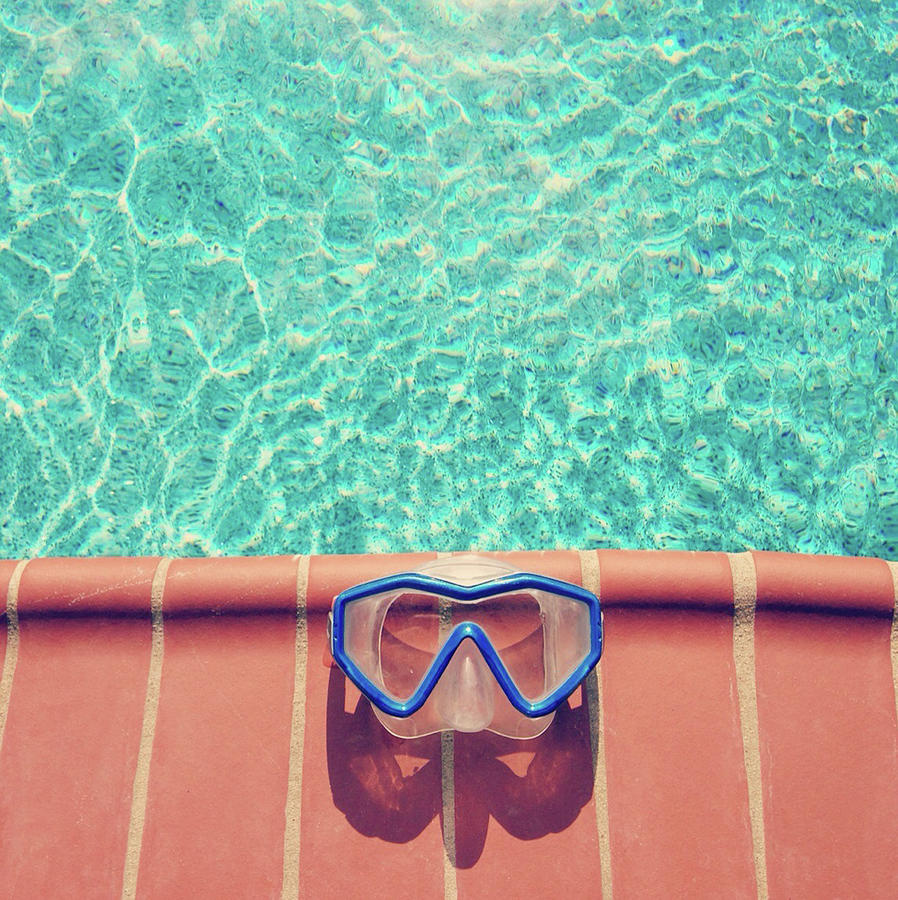 Swim Goggles Photograph by Jenny Wymore - Sunkissed Photography