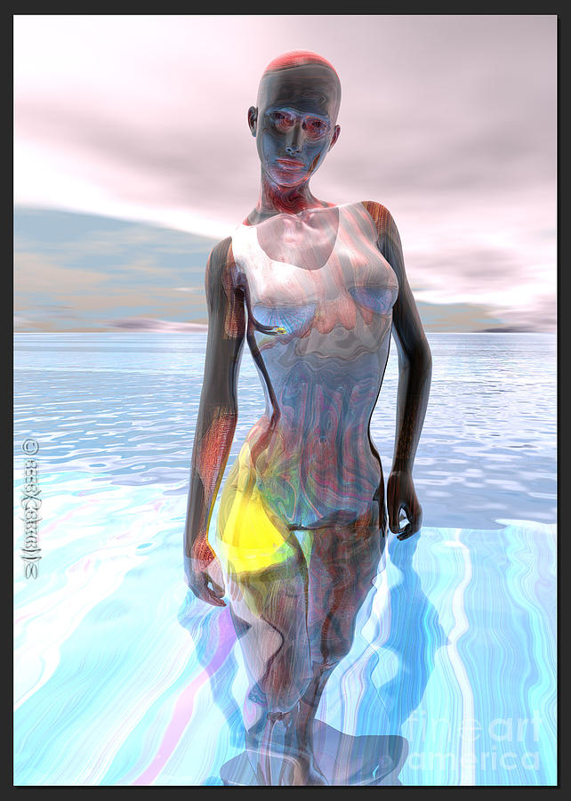 Swim Digital Art by Mando Xocco