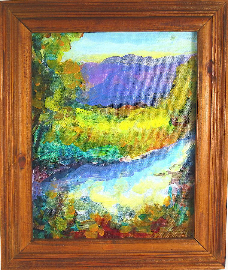 Swimming Hole 1 Painting by Les Leffingwell