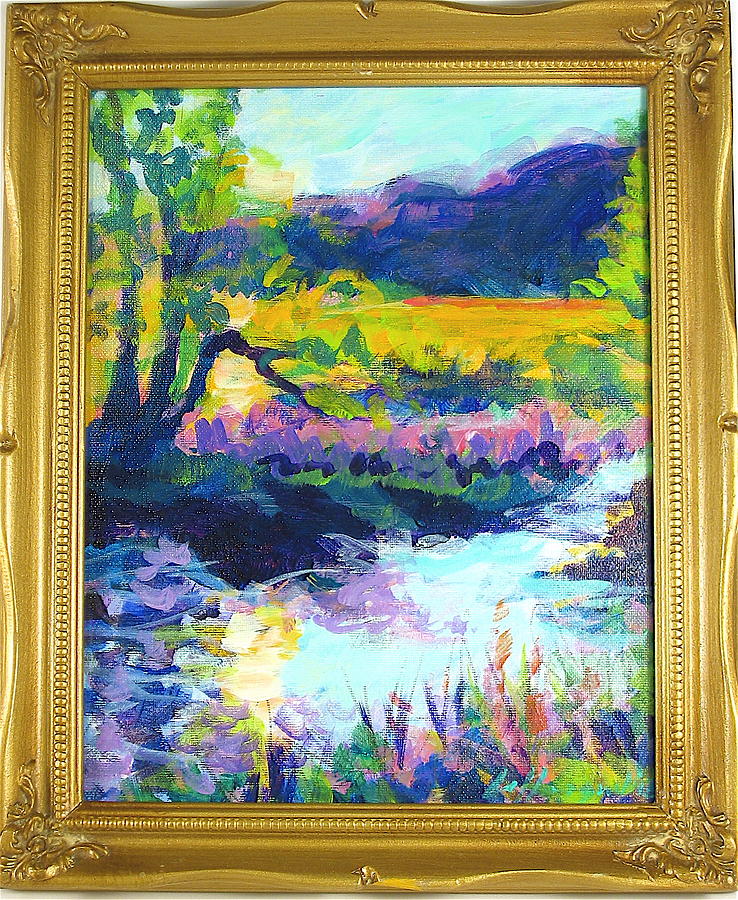 Swimming Hole 2 Painting by Les Leffingwell