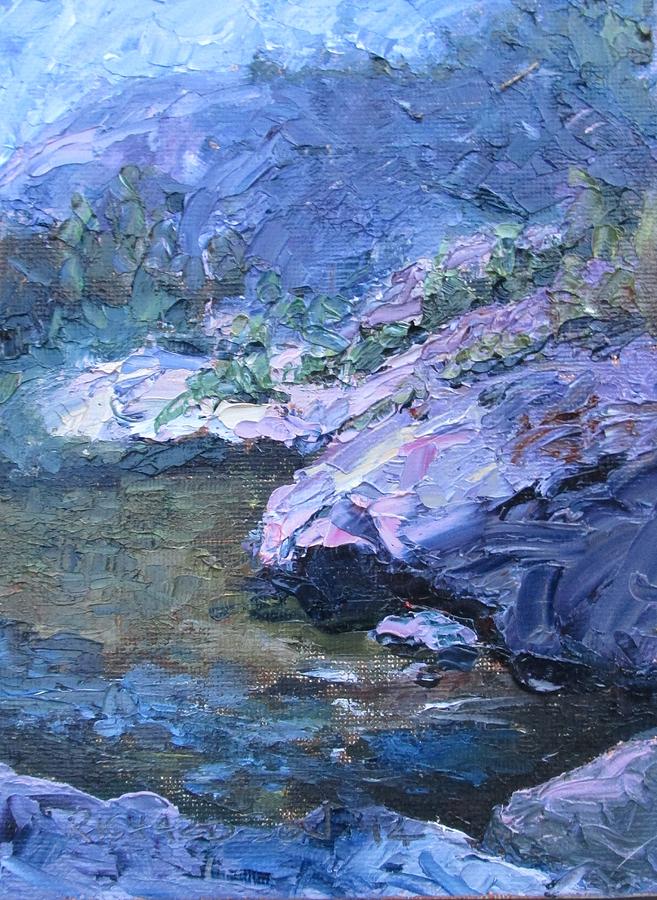 Swimming Hole Painting by Susan Richardson
