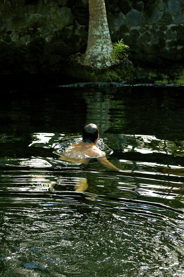 Swimming in the Pond ...ahhh Photograph by Lehua Pekelo-Stearns