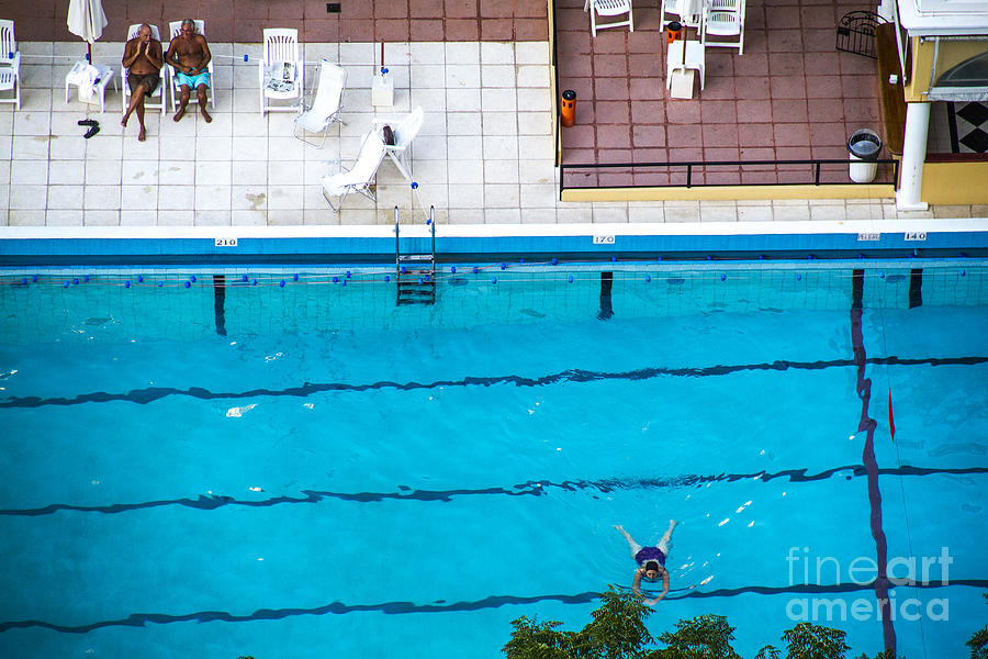 City Photograph - Swimming pool by Lucas Guardincerri
