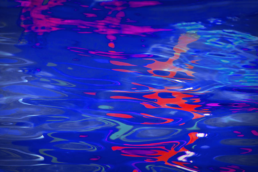 Swimming Pool Reflections Photograph by Randall Nyhof