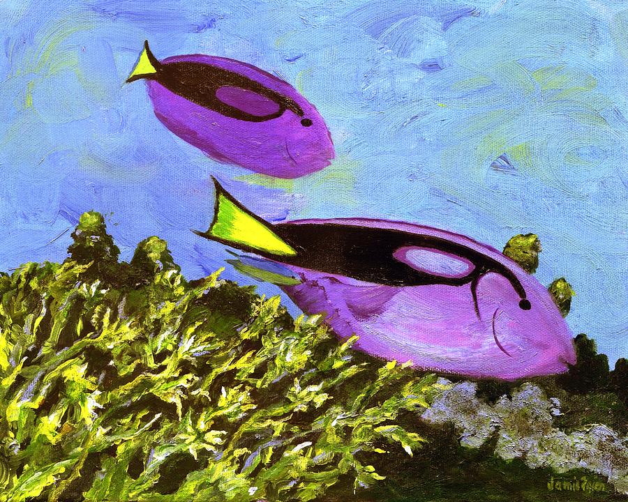 Swimmingly Painting by Jamie Frier