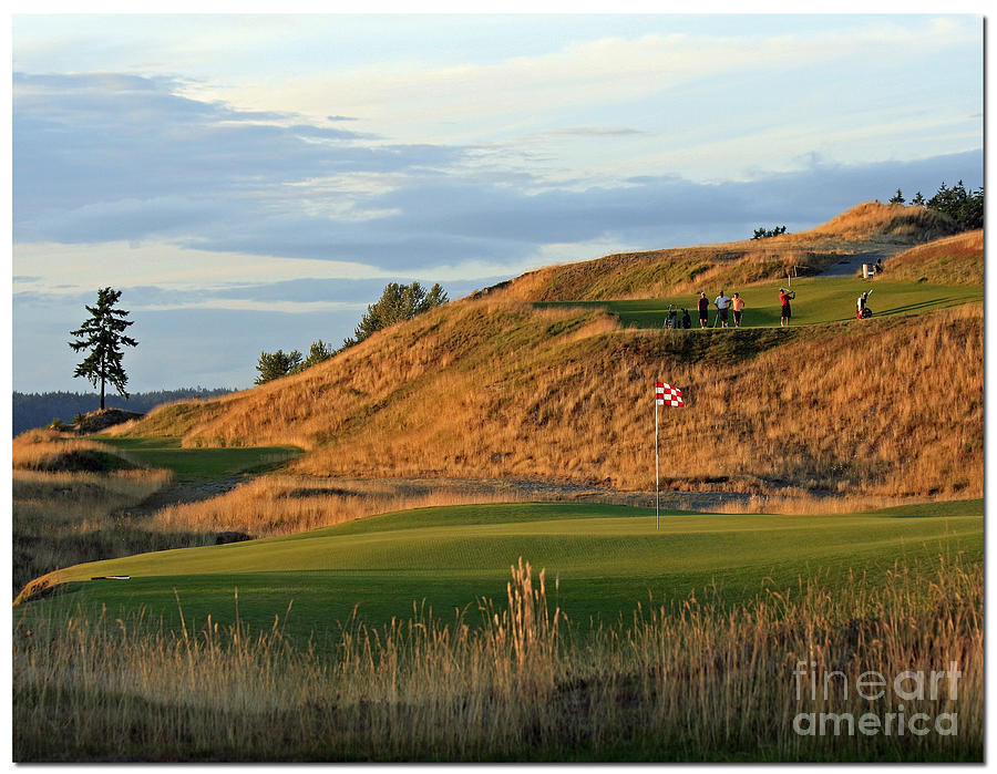 Swing - Chambers Bay Golf Course Photograph by Chris Anderson