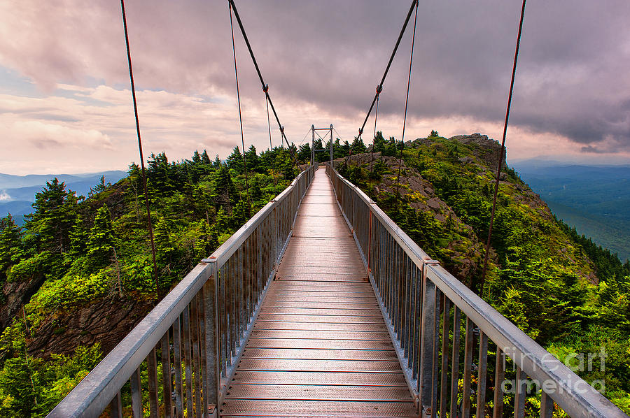 Swinging Bridge At Grandfather Mt